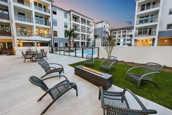 Outdoor grilling stations and fire tables